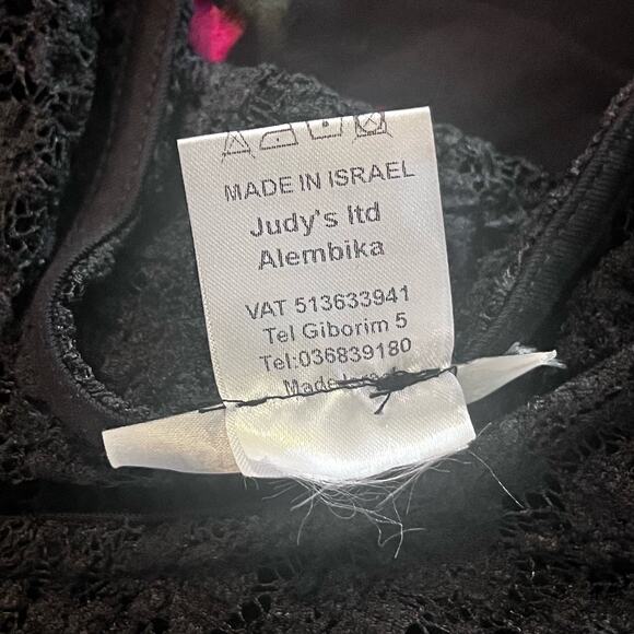 Alembika Adaline Floral Tiered Maxi Dress Size (2) Medium Oversized Artsy Lace - Picture 10 of 11